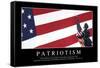 Patriotism: Inspirational Quote and Motivational Poster-null-Framed Stretched Canvas