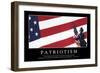 Patriotism: Inspirational Quote and Motivational Poster-null-Framed Photographic Print