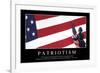 Patriotism: Inspirational Quote and Motivational Poster-null-Framed Photographic Print