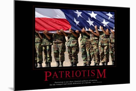 Patriotism-null-Mounted Art Print