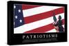 Patriotisme: Citation Et Affiche D'Inspiration Et Motivation-null-Stretched Canvas