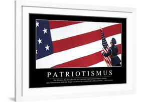 Patriotismus: Motivationsposter Mit Inspirierendem Zitat-null-Framed Photographic Print