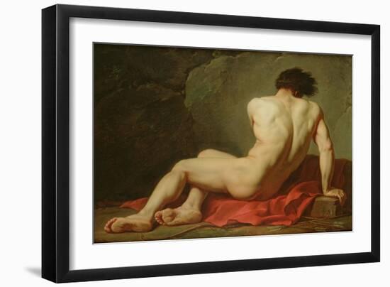 Patrocles-Jacques-Louis David-Framed Giclee Print