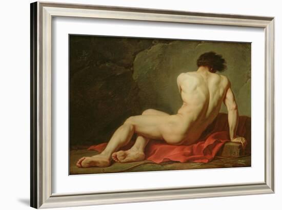 Patrocles-Jacques-Louis David-Framed Giclee Print