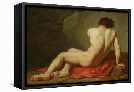 Patrocles-Jacques-Louis David-Framed Stretched Canvas