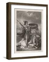 Patroclus Dons Achilles' Armour and Goes into Battle, Only to be Slain by Hector-Henry Singleton-Framed Art Print