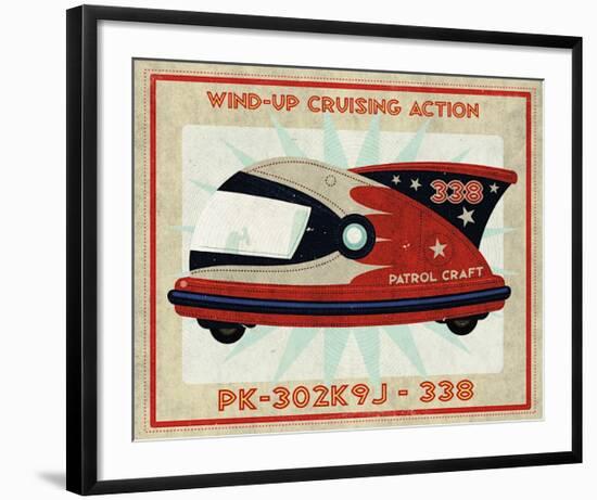 Patrol Craft 338, Box Art Tin Toy-John Golden-Framed Giclee Print