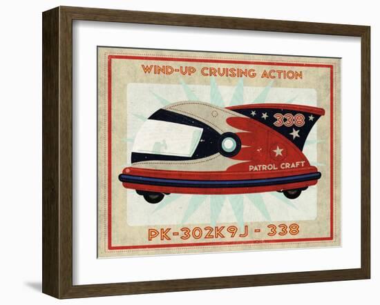 Patrol Craft 338 Box Art Tin Toy-John W Golden-Framed Giclee Print