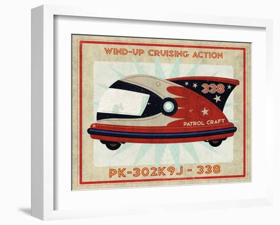 Patrol Craft 338 Box Art Tin Toy-John W Golden-Framed Giclee Print