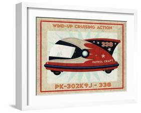 Patrol Craft 338 Box Art Tin Toy-John W Golden-Framed Giclee Print