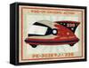 Patrol Craft 338 Box Art Tin Toy-John W Golden-Framed Stretched Canvas