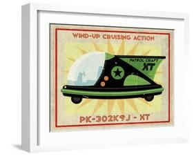 Patrol Craft XT Box Art Tin Toy-John W Golden-Framed Giclee Print