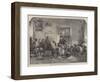 Patron and Patroness's Visit to the Village School-Thomas Faed-Framed Giclee Print