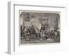 Patron and Patroness's Visit to the Village School-Thomas Faed-Framed Giclee Print