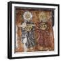 Patron Saints of Innocents, Byzantine Fresco-null-Framed Giclee Print