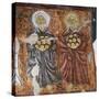 Patron Saints of Innocents, Byzantine Fresco-null-Stretched Canvas