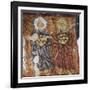 Patron Saints of Innocents, Byzantine Fresco-null-Framed Giclee Print