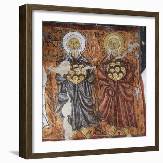 Patron Saints of Innocents, Byzantine Fresco-null-Framed Giclee Print