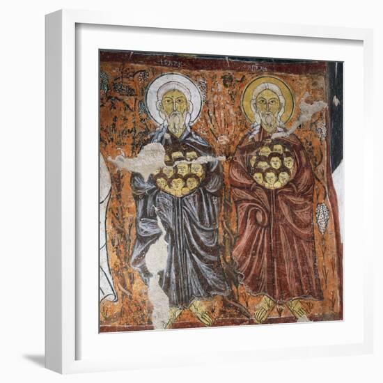 Patron Saints of Innocents, Byzantine Fresco-null-Framed Giclee Print