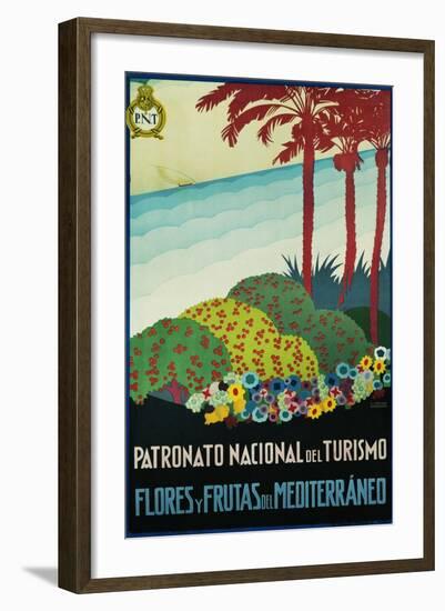 Patronato Nacional Del Turismo Spanish Travel Poster-A. Vercher-Framed Giclee Print