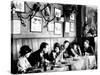 Patrons at a Prohibition Protected Speakeasy Popular for Drinking Aviators-Margaret Bourke-White-Stretched Canvas