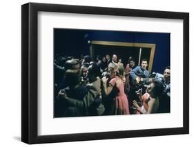 Patrons Dancing in the Blue Derby Jazz Club in Melbourne, Australia, 1956-John Dominis-Framed Photographic Print