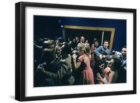 Patrons Dancing in the Blue Derby Jazz Club in Melbourne, Australia, 1956-John Dominis-Framed Photographic Print