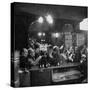 Patrons Drinking and Chatting at the Bar of a Music Hall-Ralph Morse-Stretched Canvas