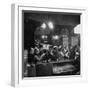 Patrons Drinking and Chatting at the Bar of a Music Hall-Ralph Morse-Framed Photographic Print