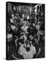 Patrons Enjoying Bar and Lounge at the Stork Club-Alfred Eisenstaedt-Stretched Canvas