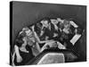 Patrons in Budapest Nightclub "Arizona"-William Vandivert-Stretched Canvas