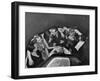 Patrons in Budapest Nightclub "Arizona"-William Vandivert-Framed Photographic Print