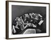 Patrons in Budapest Nightclub "Arizona"-William Vandivert-Framed Photographic Print