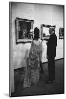 Patrons of the Los Angeles Museum of Art Opening. Los Angeles, 1965-Ralph Crane-Mounted Photographic Print