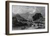 Patterdale Bridge, Lake District-Thomas Allom-Framed Art Print