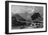 Patterdale Bridge, Lake District-Thomas Allom-Framed Art Print