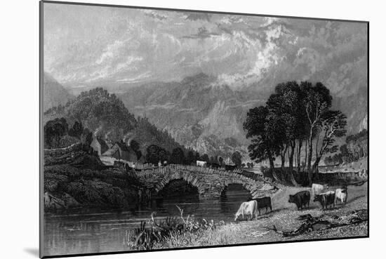 Patterdale Bridge, Lake District-Thomas Allom-Mounted Art Print