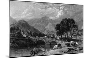 Patterdale Bridge, Lake District-Thomas Allom-Mounted Art Print