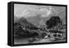 Patterdale Bridge, Lake District-Thomas Allom-Framed Stretched Canvas