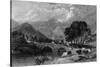 Patterdale Bridge, Lake District-Thomas Allom-Stretched Canvas