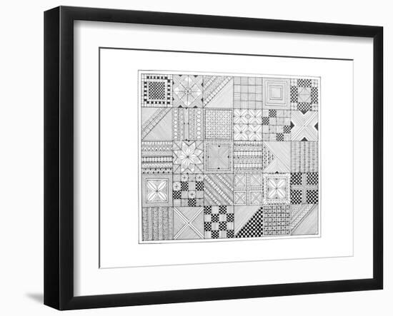 Pattern 1-Neeti Goswami-Framed Art Print