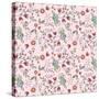 Pattern 30's Style Flowers-Effie Zafiropoulou-Stretched Canvas