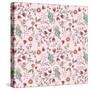 Pattern 30's Style Flowers-Effie Zafiropoulou-Stretched Canvas