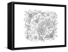 Pattern 3-Neeti Goswami-Framed Stretched Canvas