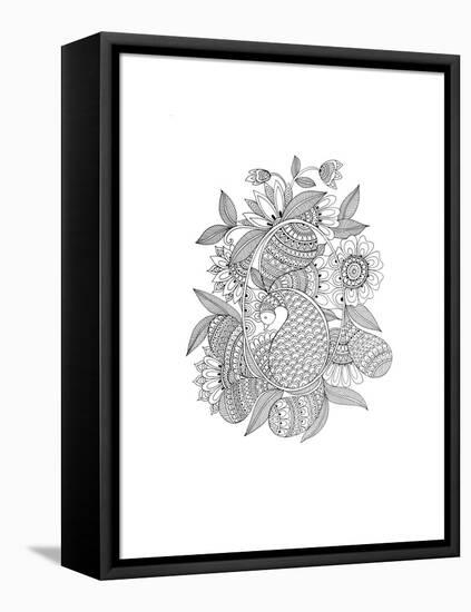 Pattern 4-Neeti Goswami-Framed Stretched Canvas