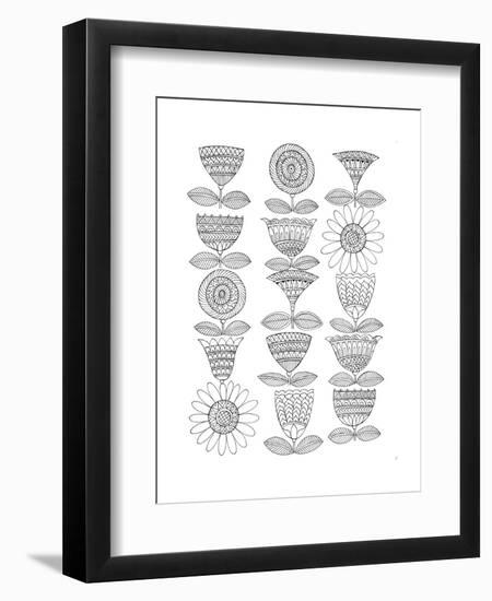 Pattern 5-Neeti Goswami-Framed Art Print