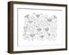 Pattern 6-Neeti Goswami-Framed Art Print