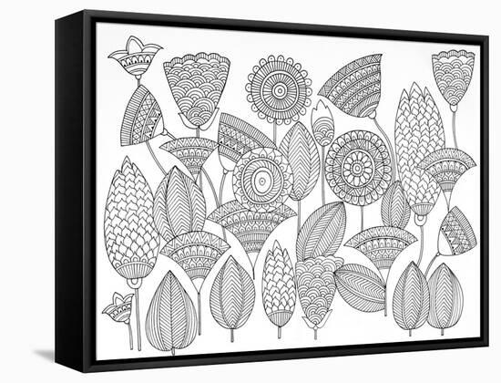 Pattern 8-Neeti Goswami-Framed Stretched Canvas