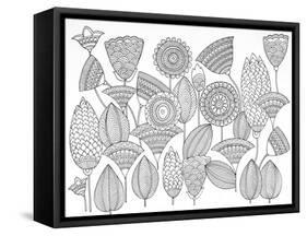 Pattern 8-Neeti Goswami-Framed Stretched Canvas