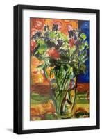 Pattern and Flowers-Julie Held-Framed Giclee Print